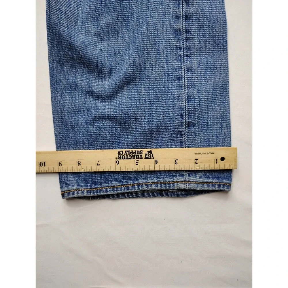 Levis 501 Jeans Mens 38x34 Blue Straight Fit Button Fly Denim Pants (Fits 36x30)